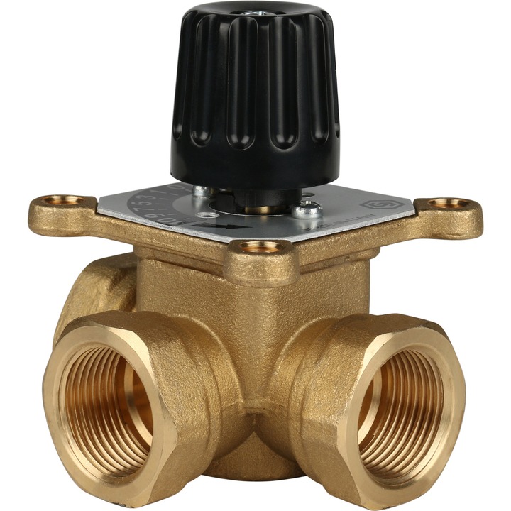 STOUT трехходовой смесительный клапан 3/4" KVs 6 SVM-0071-230008 Ду 20 мм