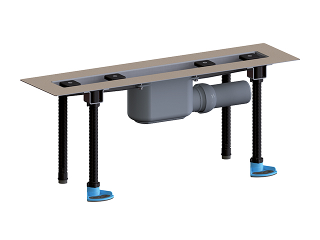 Душевой лоток для линейного отведения воды HL50F.0/60 Ду DN50 мм