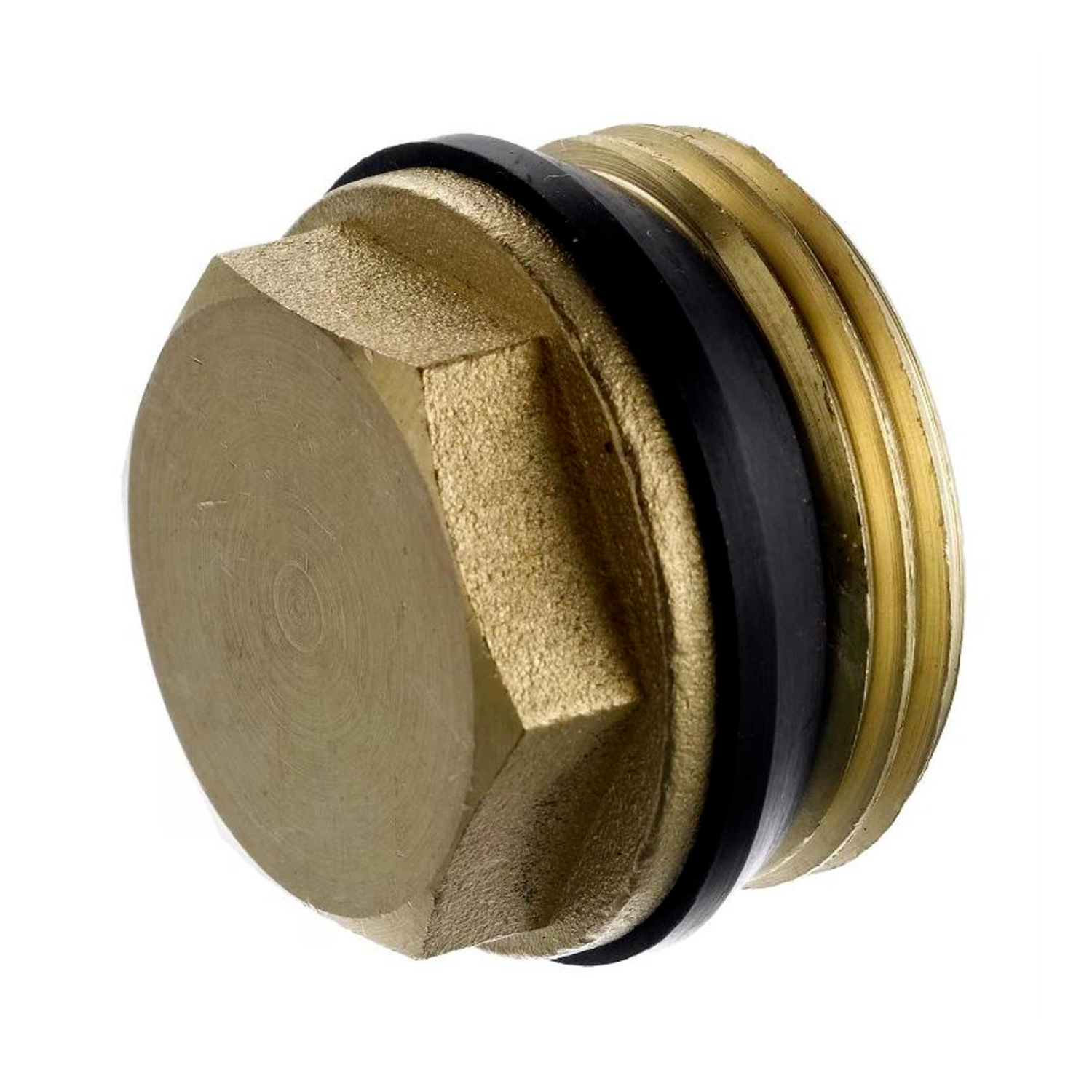 Заглушка латунь 1" НР для коллектора Апогей 330001 127-4852