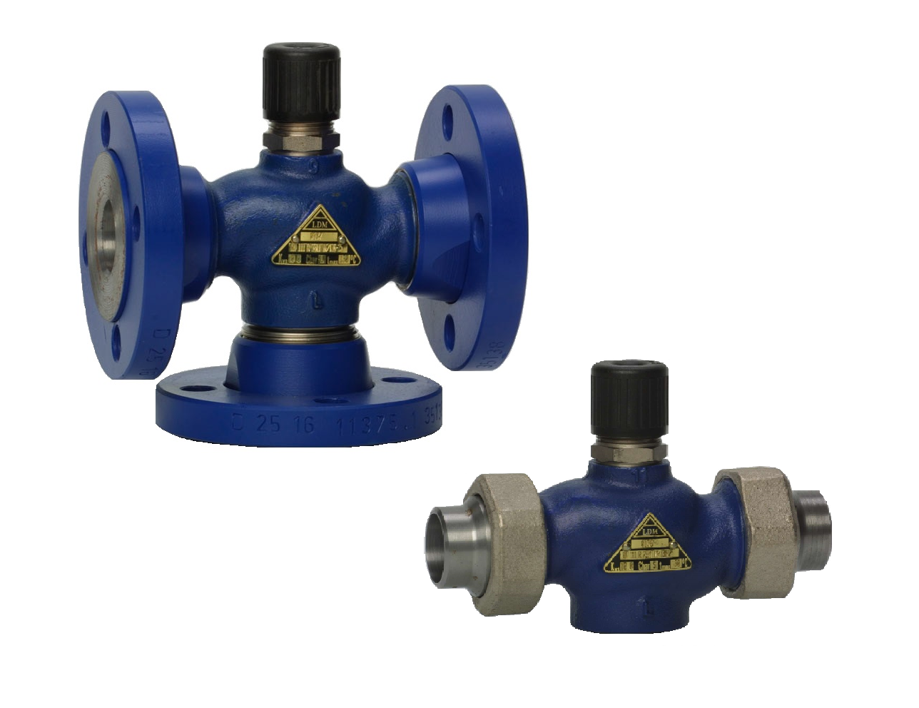 Седельный регулирующий клапан RV 111 (COMAR line) вр-вр, св-св, фланц., LDM DN15 с типом клапана 3х ходовой с типом присоединения резьбовое Ду 15 мм