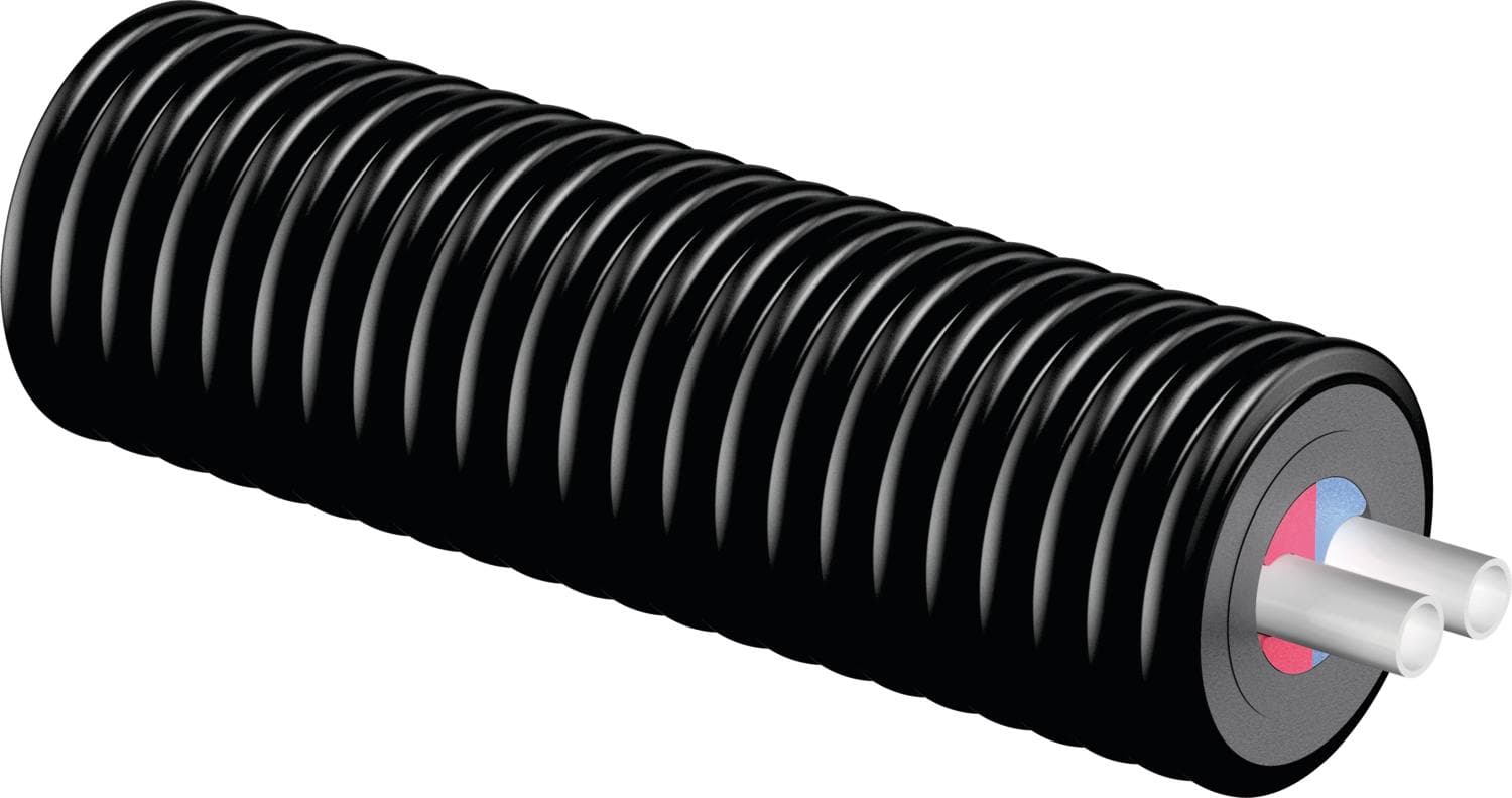 Труба теплоизолированная varia twin труба 2x40x3,7/140 pn6 бухта 200м '1ф Usystems 1018240 Ду 2x40 мм Ду 2x40 мм