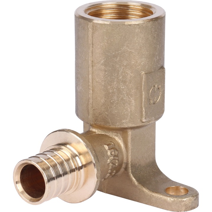 STOUT Угольник настенный с длинным нарезным патрубком 16-Rp 1/2" SPX-0001-001622