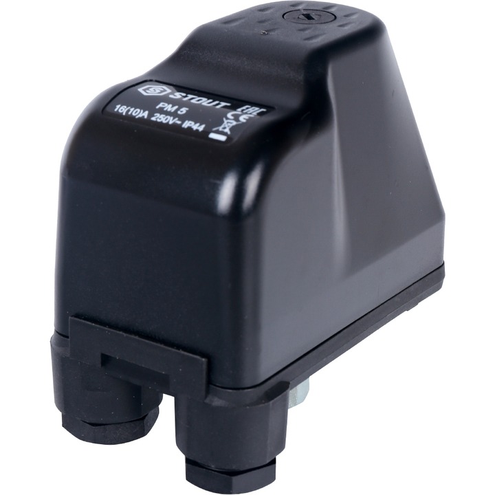 STOUT SCS-0001 Реле давления для водоснабжения PM5G, 1-5 бар, 1/4", с накидной гайкой. SVC-0002-000020