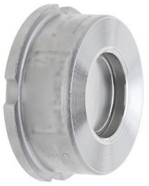 Клапан обратный нерж осевой CA6460 Ду 15 Ру40 Тмакс=350 оС межфл диск нерж Tecofi CA6469-0015 Ду Ду 15 мм