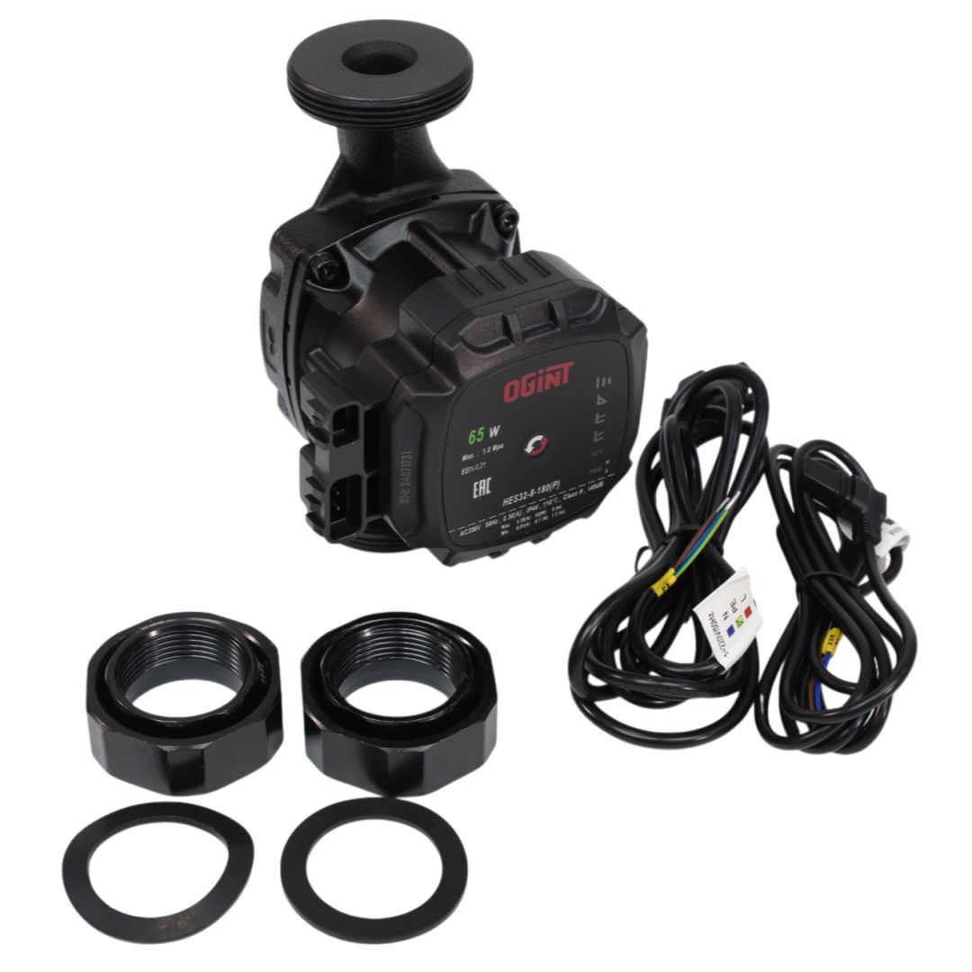 Насос циркуляционный с мокрым ротором HES32-8-180(P) PN10 1х220-240В/50 Гц Ogint 215-3657