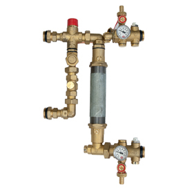 Узел насосно-смесительный латунь R559N-1 без насоса Giacomini R559NY043 040-5188