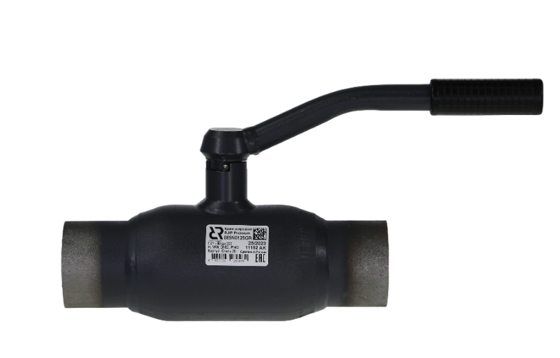 Ридан RJIP Premium 065N0115GR — Кран шаровой WW DN32 PN40 (приварной, с рукояткой, стандартный проход) Ду 32 мм