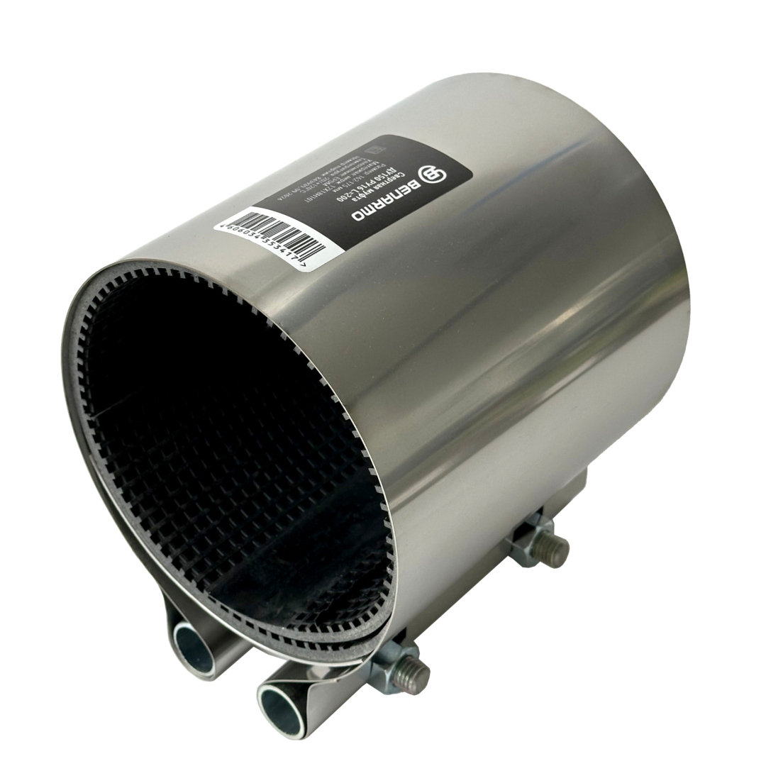 Хомут ремонтный свертный односторонний сталь нерж Ду 65 Дн 72-85 L=200мм Benarmo 7060 013-4454 Ду 65 мм