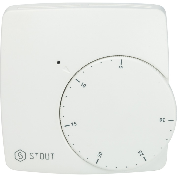STOUT STE-0002 Проводной электронный термостат WFHT-BASIC со светодиодом STE-0001-000001