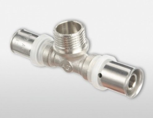 ALT-P Тройник (н.р.) 20х1/2"х20 пресс