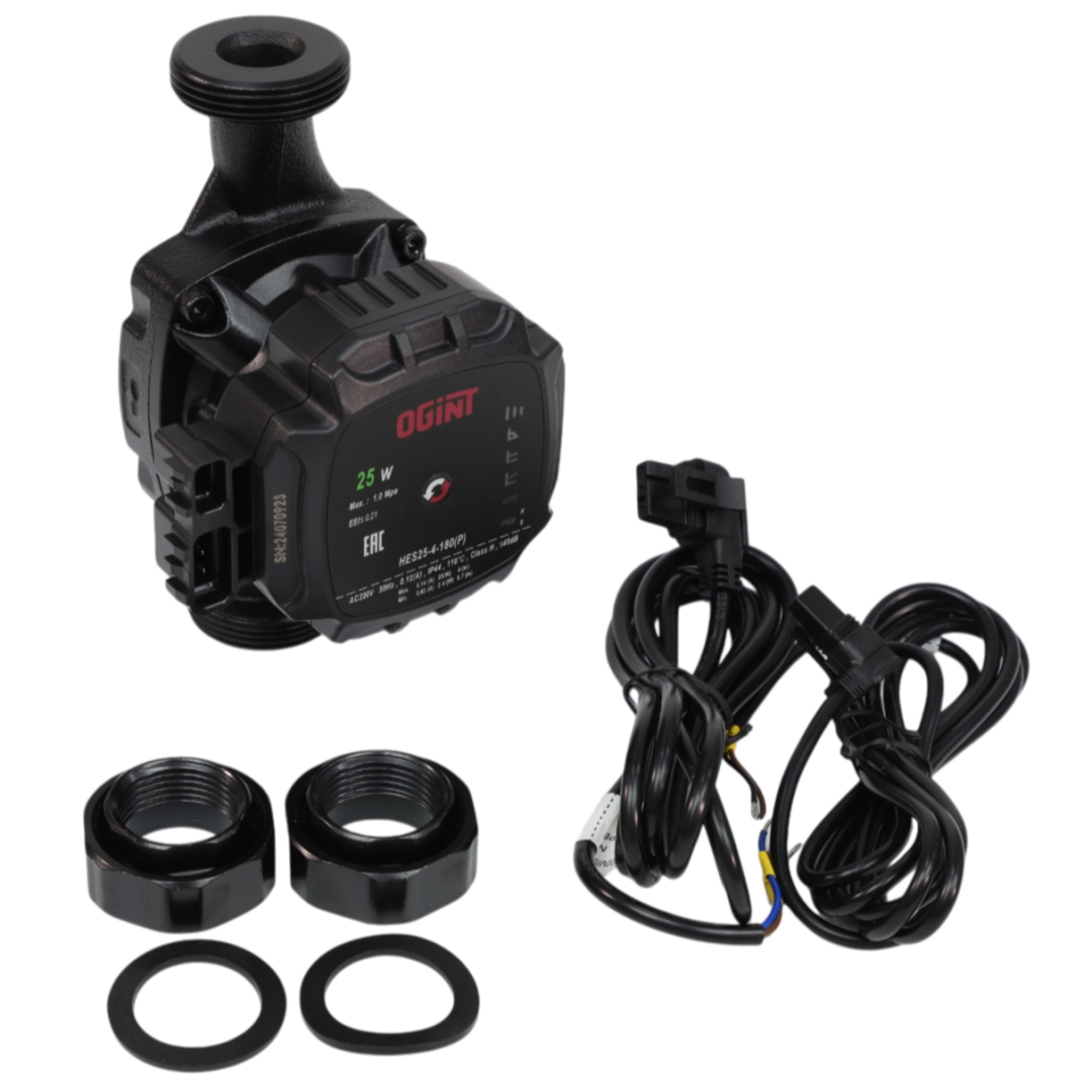 Насос циркуляционный с мокрым ротором HES25-4-180(P) PN10 1х220-240В/50 Гц Ogint 215-3631