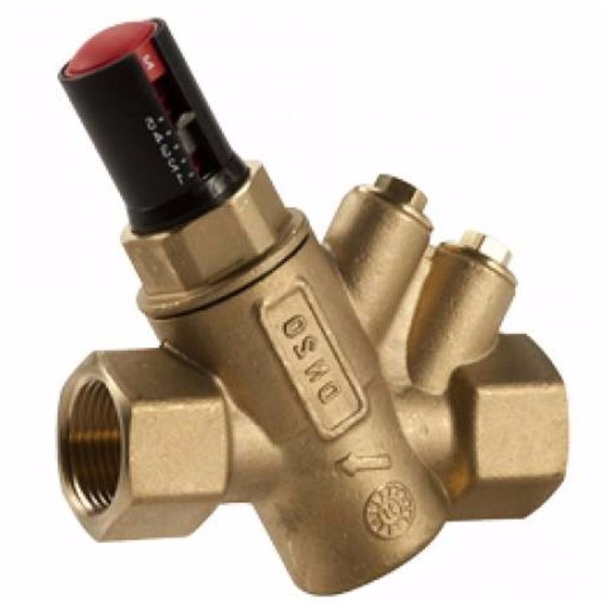 Клапан балансировочный автомат латунь R206A Ду 25 Ру25 ВР без ниппелей Giacomini R206AY015 022-1539 Ду 25 мм