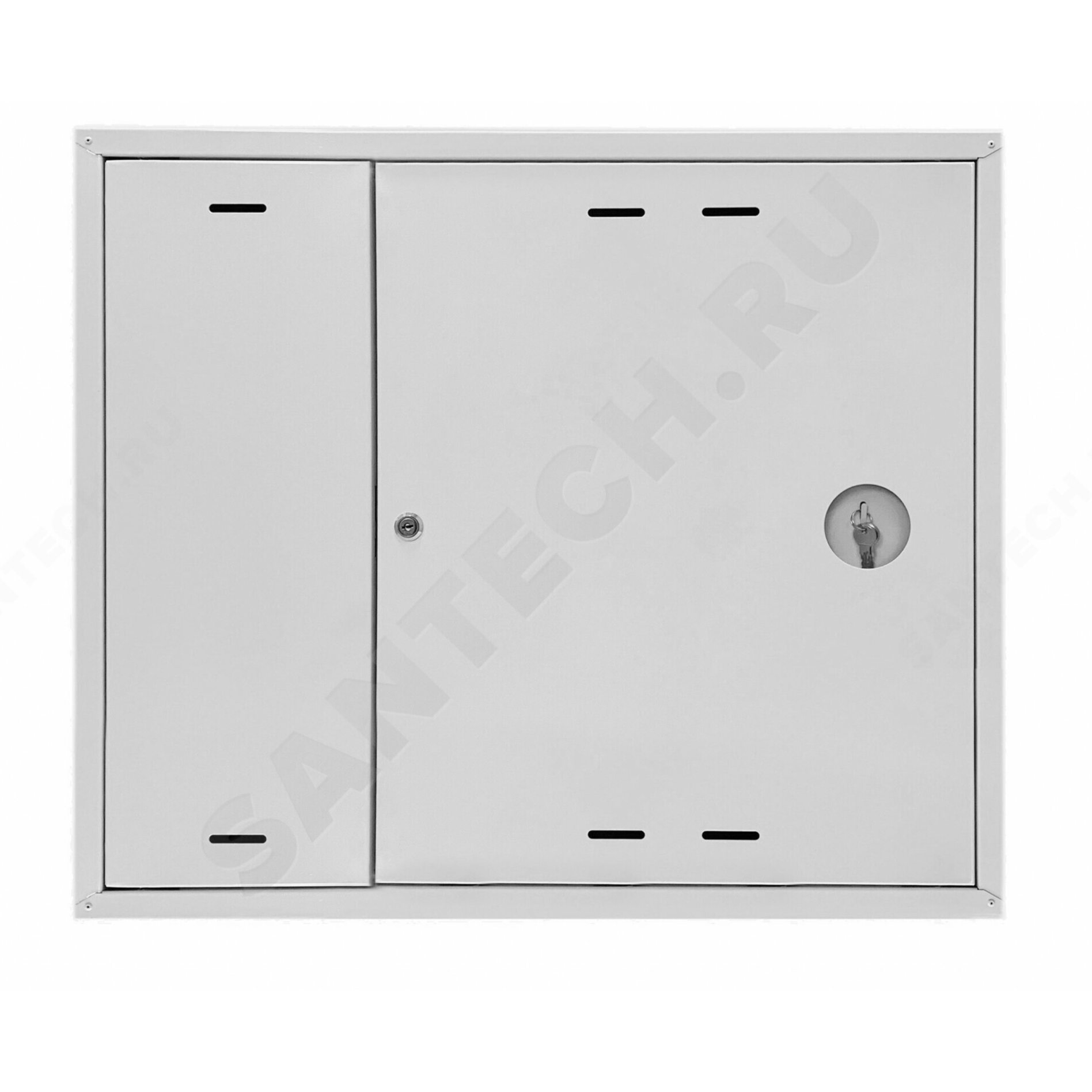 Шкаф пожарный навесной закрытый ШПК 315 НЗБ универсальный с замком 650х740х230 белый ФАЭКС 016-1483