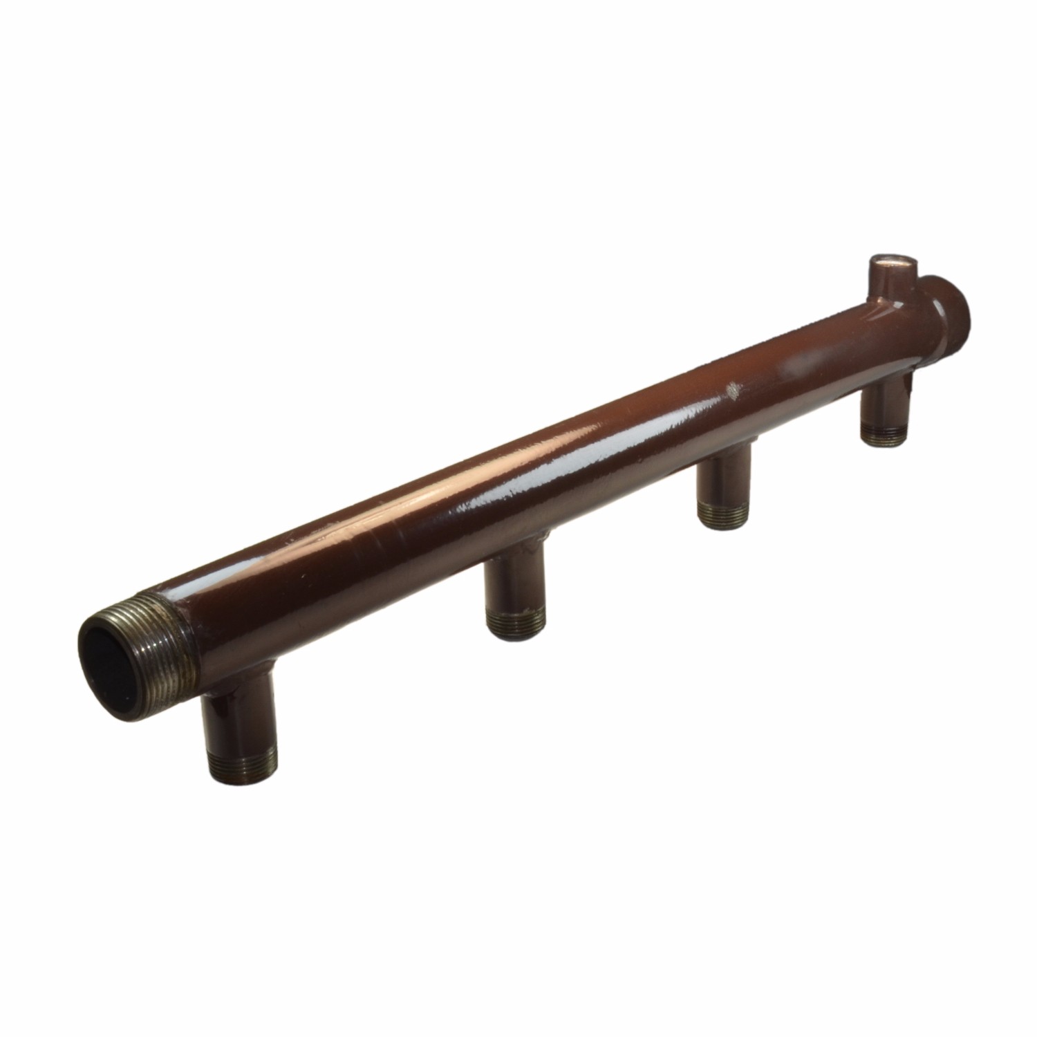 Коллектор сталь Ду 25 1" ВР/НР на 5 вых 3/4" НР м/о 100мм Элит-Металл 1212-ст 127-8307 Ду 25 мм