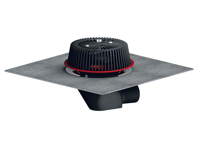 Воронка для аварийного водостока HL64HSafe Ду DN75/110 мм