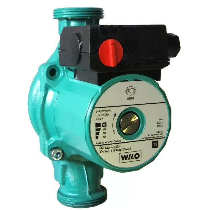 Насос циркуляционный с мокрым ротором Star-RS 25/6-130-RK PN10 1х230В/50Гц Wilo 9168934 215-2475