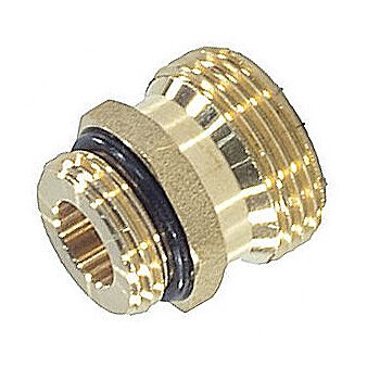 Штуцер переходной латунь 1/2"x3/4" под евроконус для клапана коллекторного Апогей К32 310026 129-0573