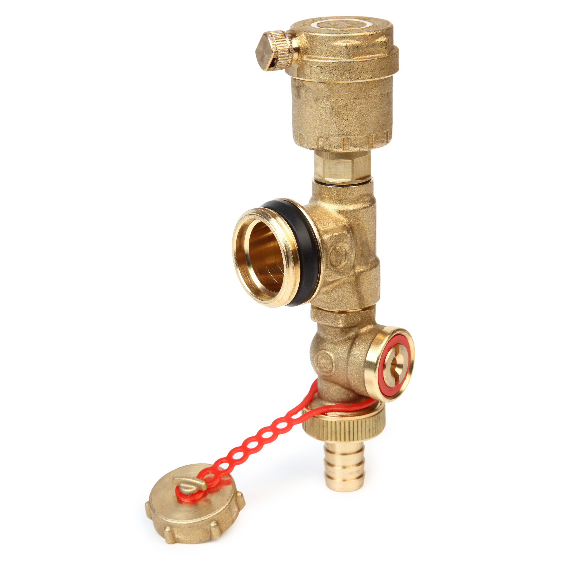 Элемент концевой латунь 1" ВР в/к воздухоотводчик+кран сливной для R583 R554B Giacomini R554BY055 040-5171