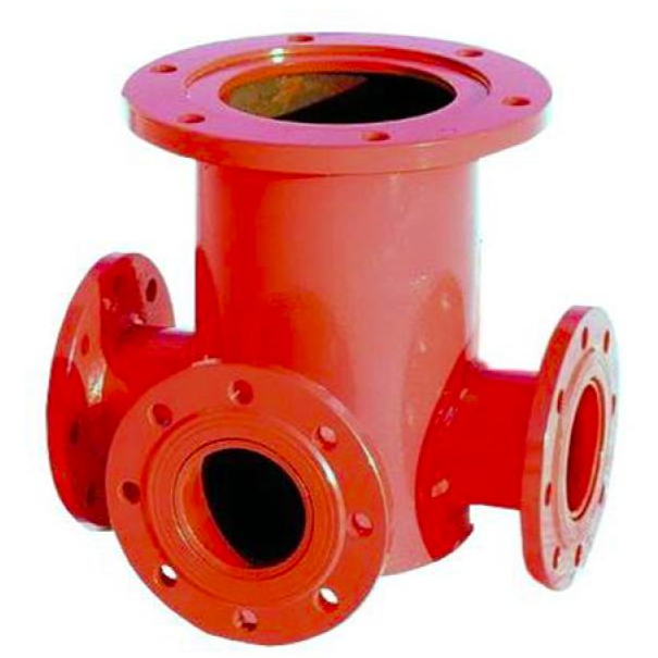 Подставка пожарная фланцевая сталь ППТФ 150x150 Ру10 КЗСД 016-4146 Ду 150 мм