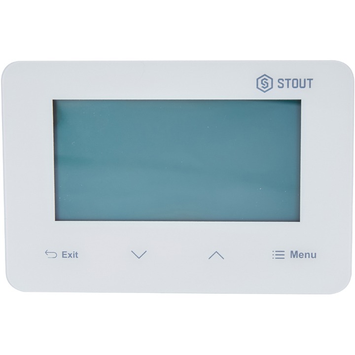 STOUT Беспроводной комнатный двухпозиционный регулятор ST-293v2, белый STE-0101-001003