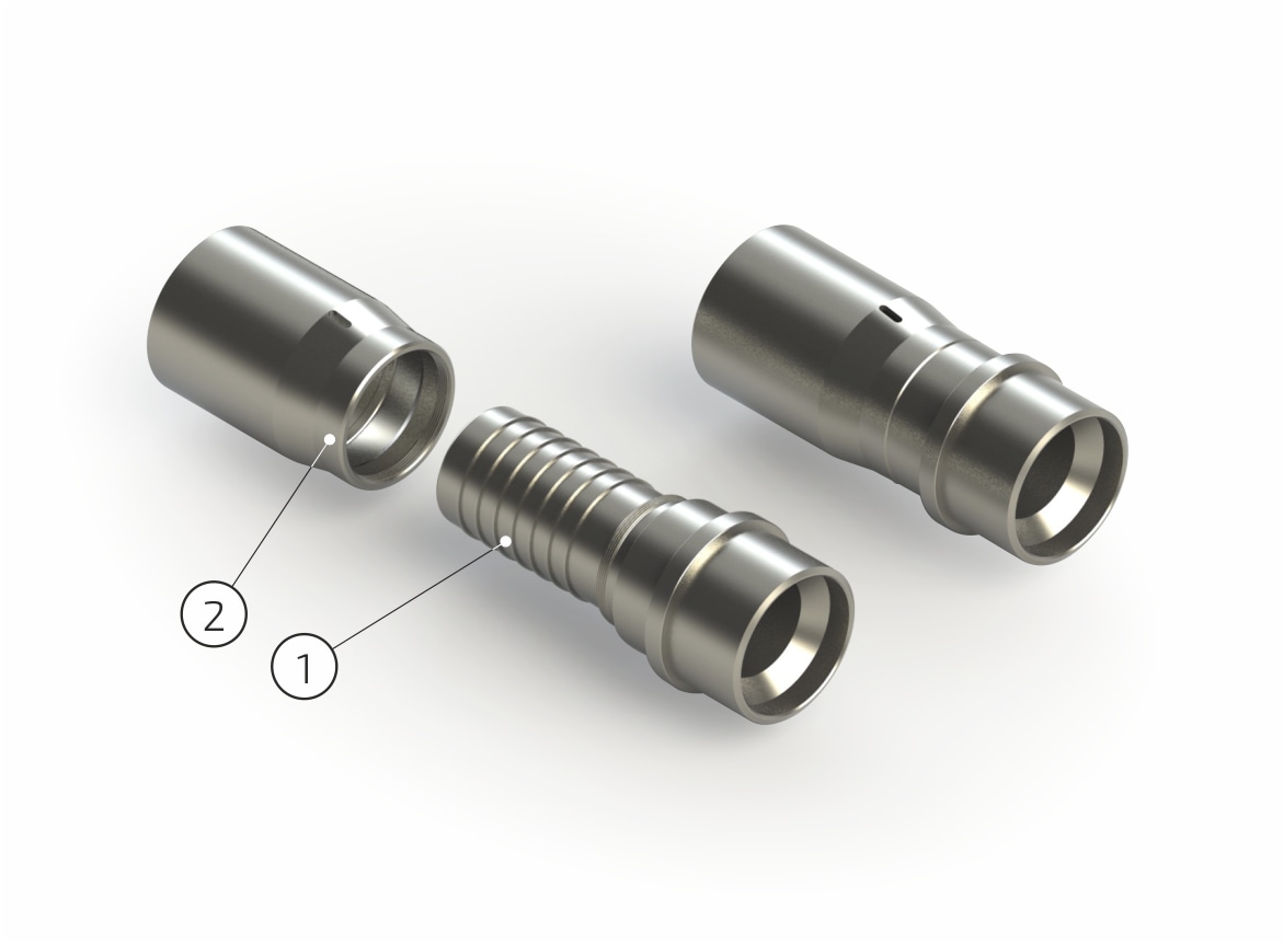 Фитинг обжимной под сварку D90 Изопрофлекс 114-0560