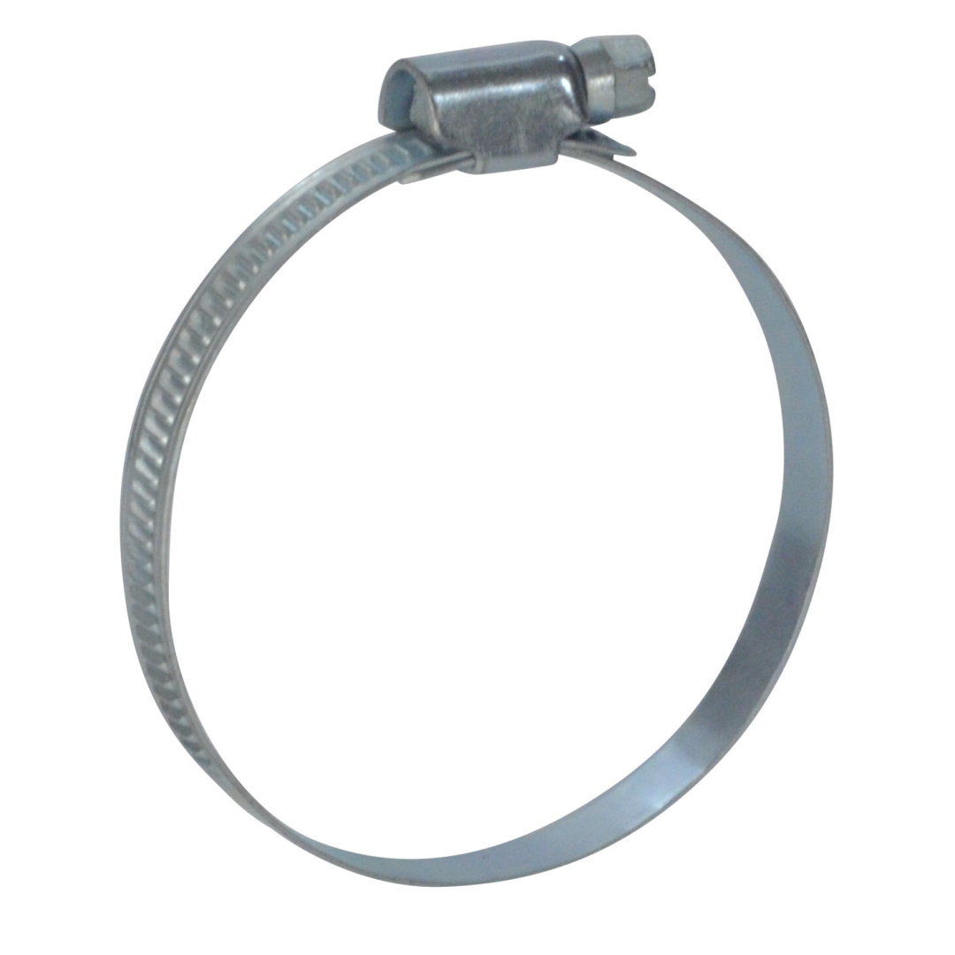 Хомут червячный сталь оц W1 Дн 50-70 с накатной лентой 9 мм 018-2966