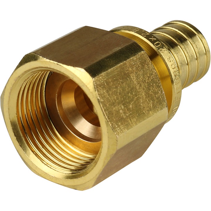 STOUT Переходник с внутренней резьбой 20xG 3/4" для труб из сшитого полиэтилена аксиальный SFA-0020-000020