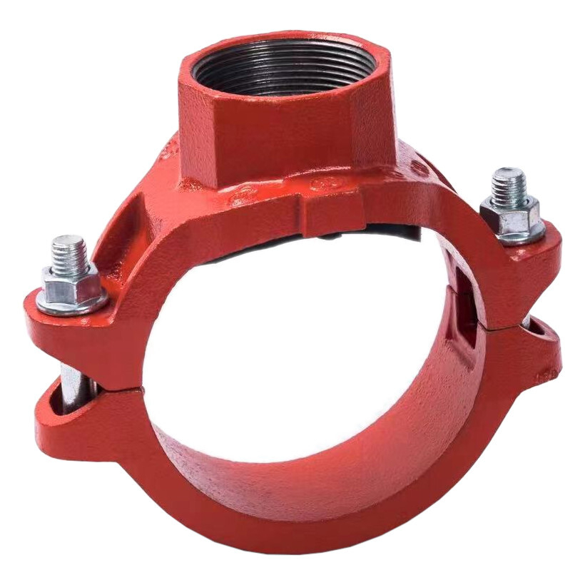 Отвод (седелка) резьбовой грувлок ковкий чугун XGQT15S Ду80х25 (Дн89х1") Ру25 JIANZHI 016-4068 Ду Ду80х25 (Дн89х1") мм