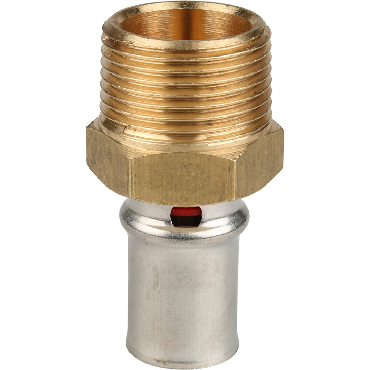 STOUT Переходник с наружной резьбой 3/4"x16 для металлопластиковых труб прессовой SPM-0001-101620