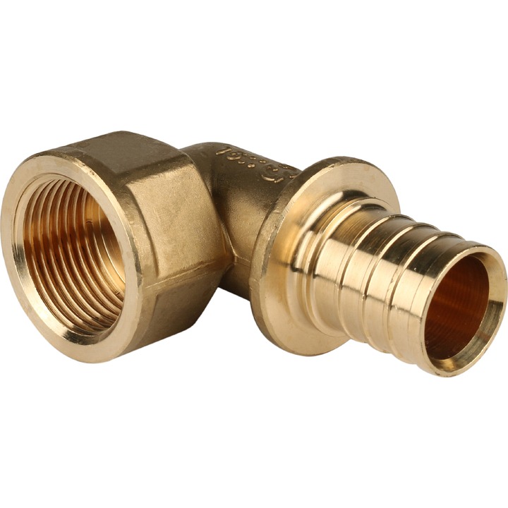 STOUT Угольник-переходник с внутренней резьбой 32xG 1" для труб из сшитого полиэтилена аксиальный SFA-0020-000032