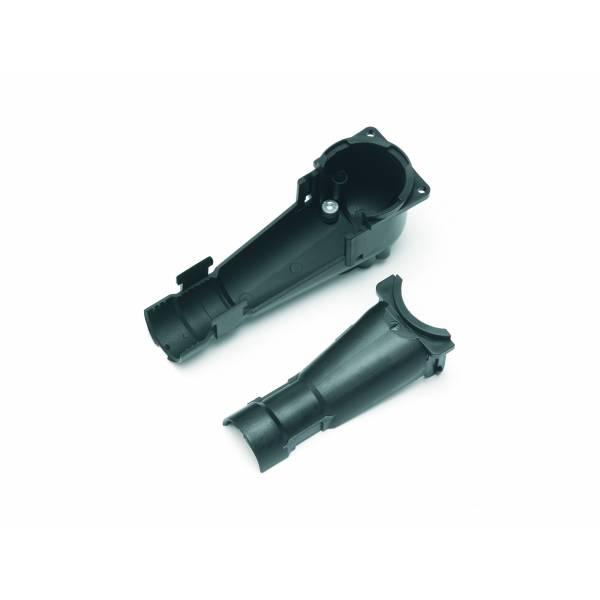 Розетка настенная пластик черная для водорозетки с фланцем Rehau 11370351001