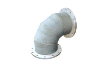Чугунное колено фланцевое