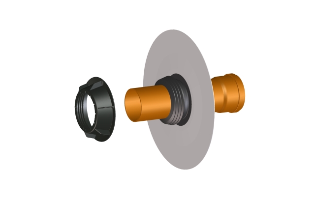 Эластичная газоводонепроницаемая мембрана HL800P/110 Ду DN110 мм