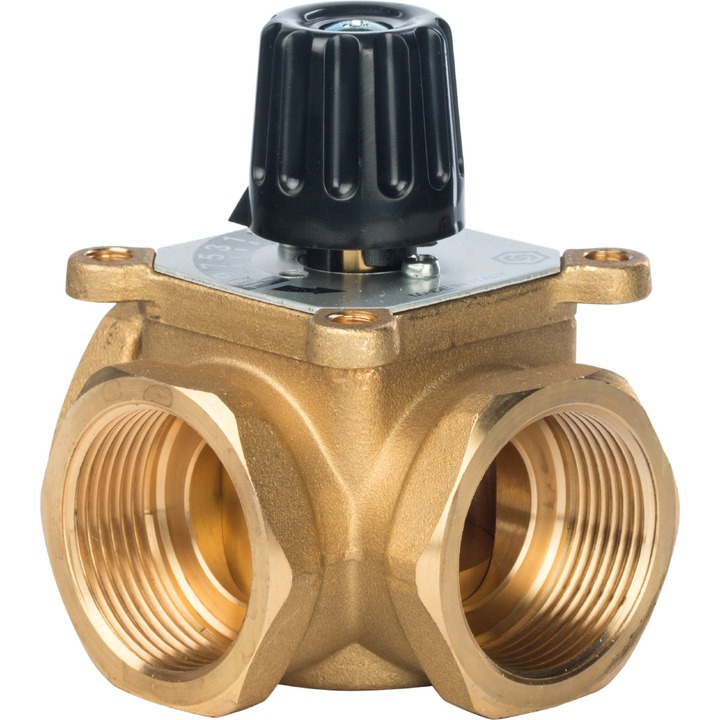 STOUT трехходовой смесительный клапан 1 1/4" KVs 15 SVM-0120-256025 Ду 32 мм