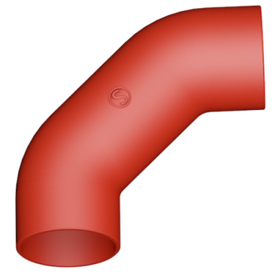 88° Удлиненный отвод из двух колен 44° S-SML DN 125 26125 Ду 125 мм