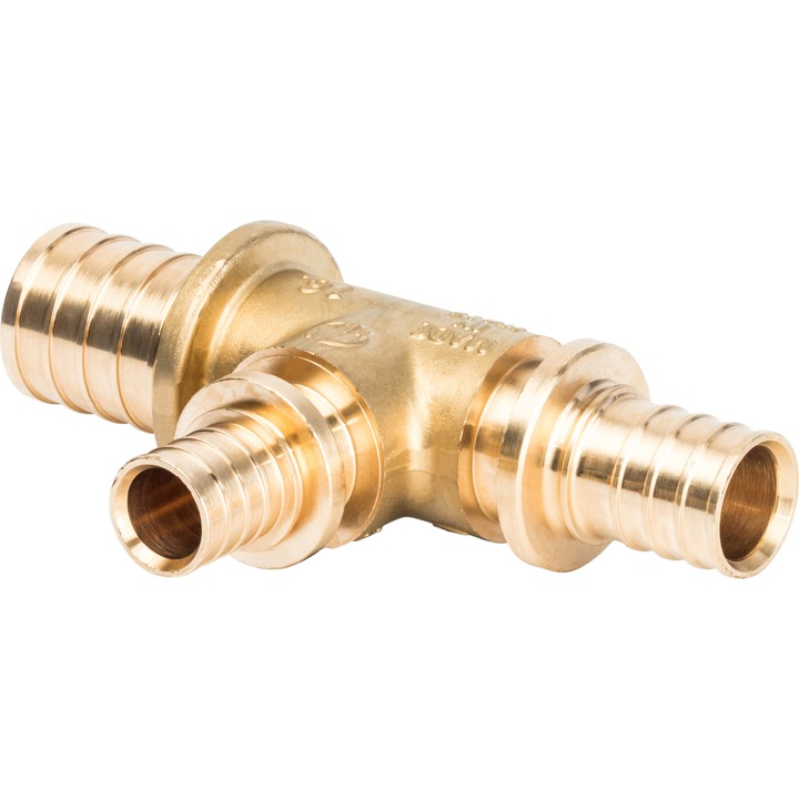 STOUT Тройник переходной 32x20x25 для труб из сшитого полиэтилена аксиальный SPX-0001-002535