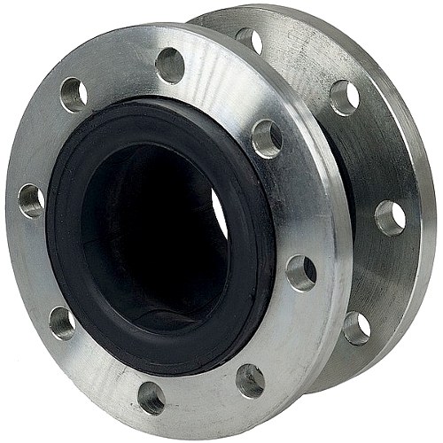 Компенсатор резиновый антивибрационный EPDM 700L Ду 300 Ру16 фл Тмакс=100С L=260мм Zetkama 700L300C00 сжатие/растяжение 20/14 мм 033-2880