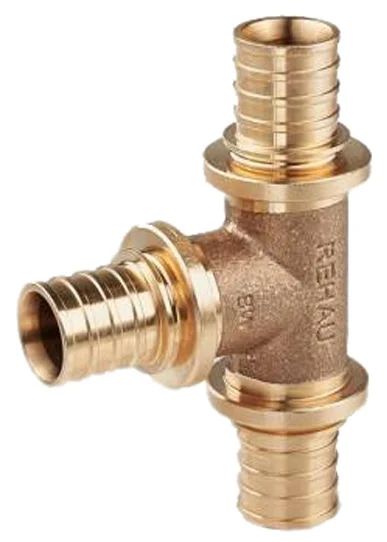 Тройник переходной для PE-X бронза Дн 50х20х50 RAUTITAN RX+ Rehau 14562821001 (12303481001, 13660031001) Ду 50 мм