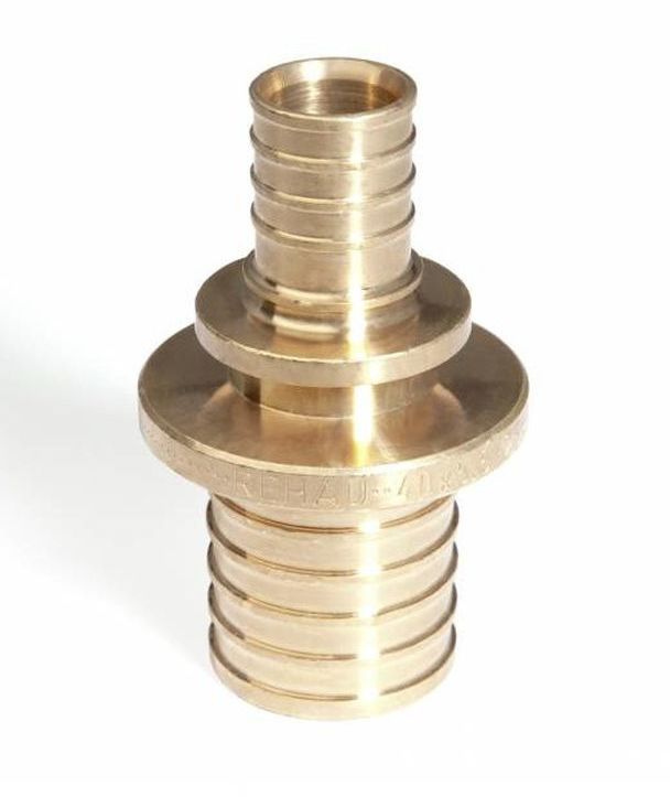 Муфта переходная для PE-X бронза Дн 40х25 RAUTITAN RX+ Rehau 14563951001 Ду 40 мм