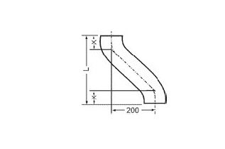 Чугунный уступ SML 200 мм