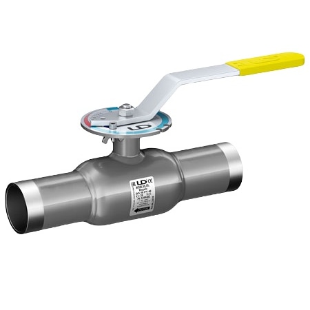 Кран шаровой балансировочный ручной сталь Regula Ду 32 Ру40 п/привар полнопроходной без ниппелей LD КШ.Ц.П.Regula 032.040.П/П.02 Ду 32 мм
