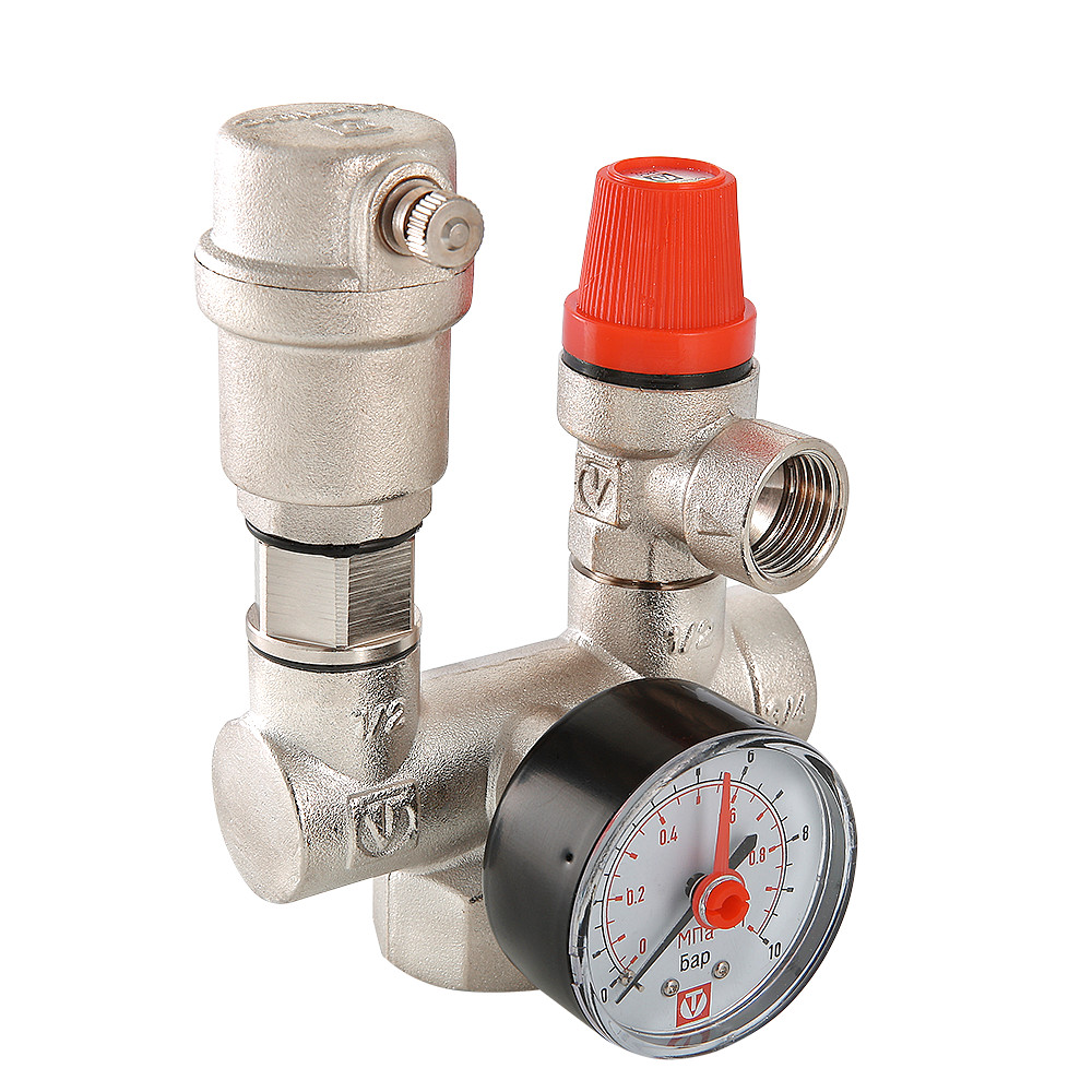 Группа безопасности с латунным корпусом для котла VALTEC VT.460.0.0