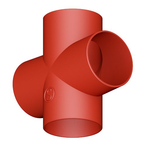 88° Крестовина S-SML DN 50х50х50 80000