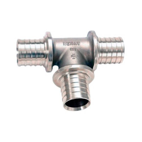 Тройник для PE-X нерж Дн 20х1/2"х20 ВР с креплением RAUTITAN SX Rehau 11386121001 Ду 20 мм