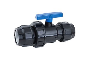 Кран шаровой компрессионный ПЭ