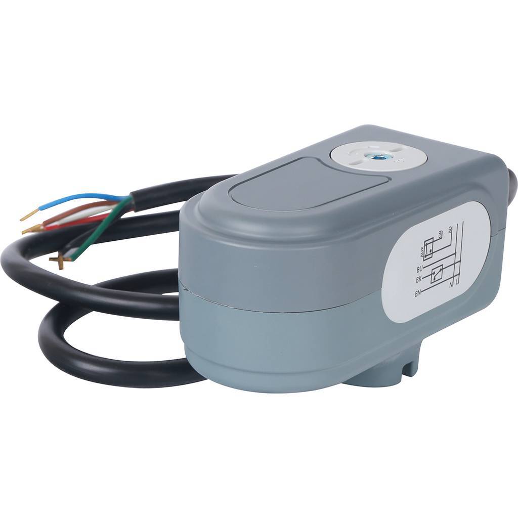 STOUT Сервопривод для шаровых зональных клапанов, ход 90°, кабель 1м., 40 сек., 230V, 5 полюсов SVM-0071-230005