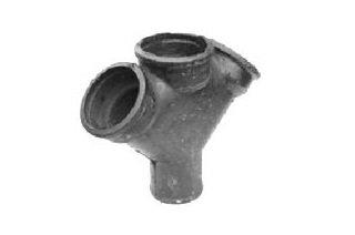 Крестовина косая чугунная