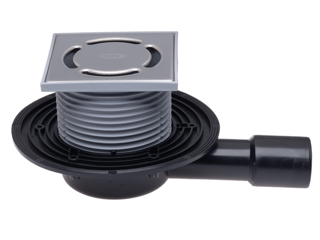 HL 90.2 Трап для балконов HL 90, с механическим запахозапирающим устройством Ду DN40/50 мм