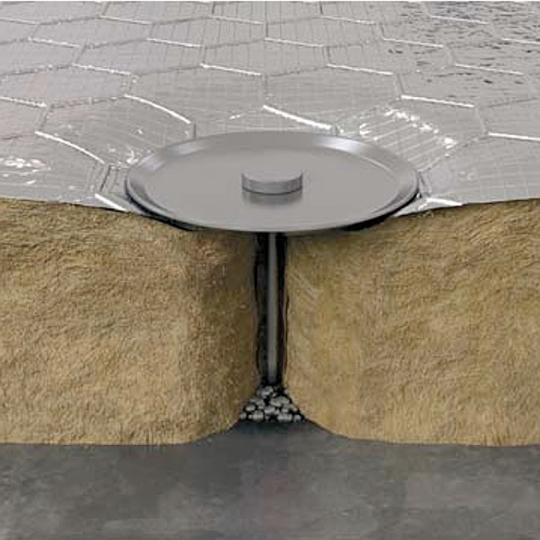 Штифт омедненный стальной CD/PWP 2.7 2,7х28мм под приварку в/к шайба d=30мм 1000 шт. ROCKWOOL 219007