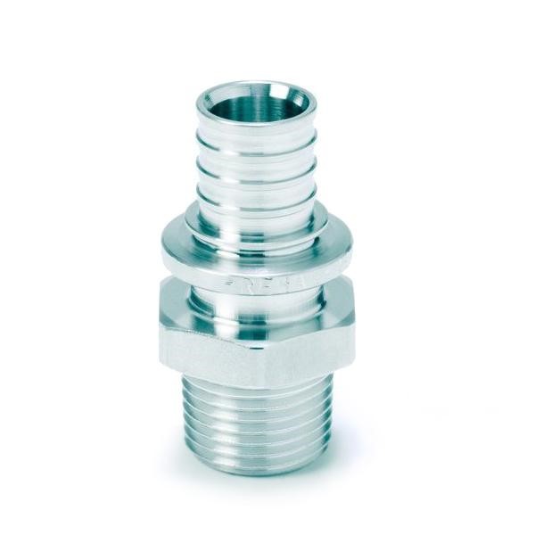 Муфта для PE-X латунь оц Дн 20х3/4" НР RAUTHERM S Rehau 12588271002 Ду 20 мм